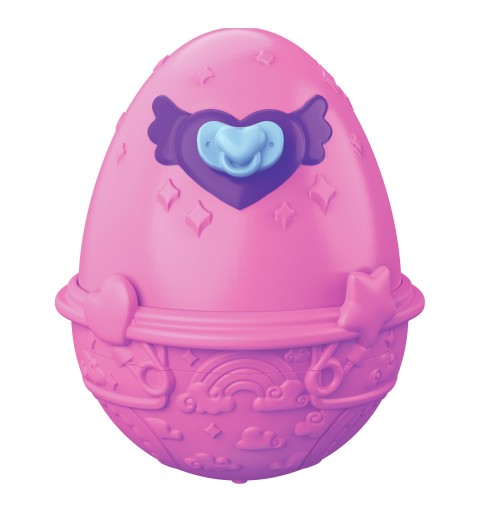 Hatchimals Alive, escenario Hatch N' Stroll con carrito de juguete y 2 minifiguras en huevos que se rompen solos, juguetes para