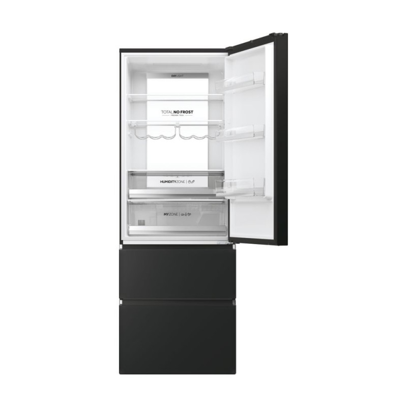 Haier 3D 70 Serie 7 HTW7720ENPT fridge-freezer Freestanding 483 L E Black