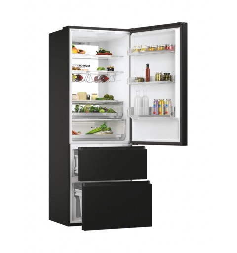 Haier 3D 70 Serie 7 HTW7720ENPT fridge-freezer Freestanding 483 L E Black
