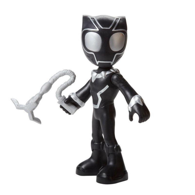 Marvel Spidey and His Amazing Friends Supersized Black Panther Action Figure, Preschool Superhero Toys