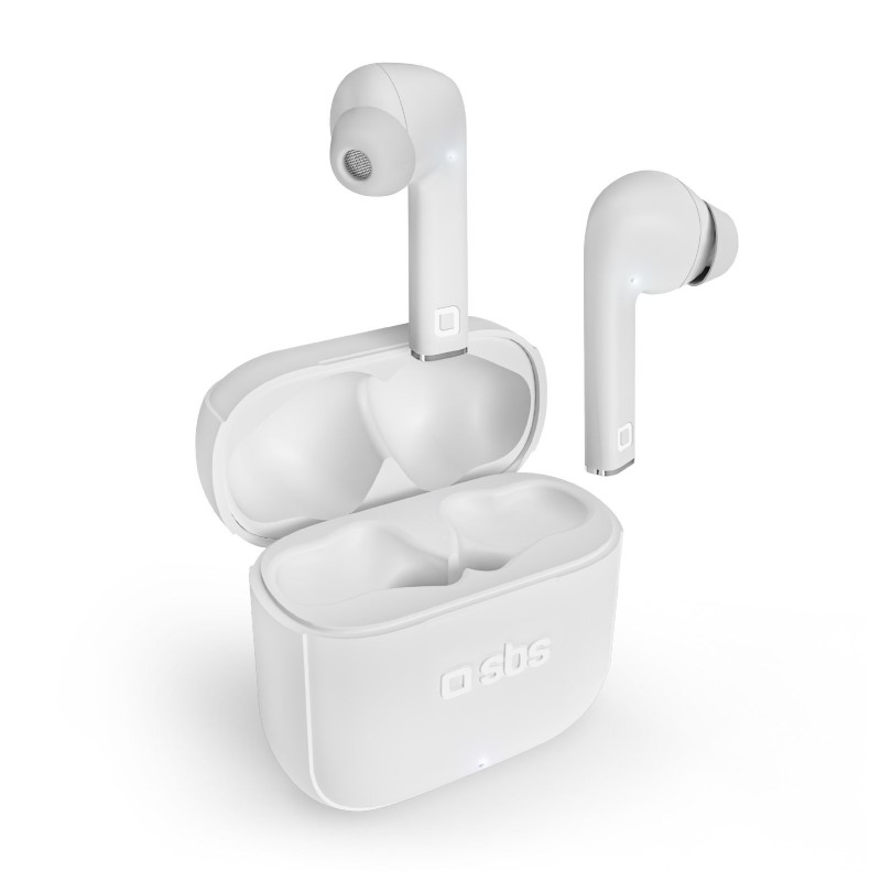 SBS Beat Free Auricolare True Wireless Stereo (TWS) In-ear Musica e Chiamate Bianco