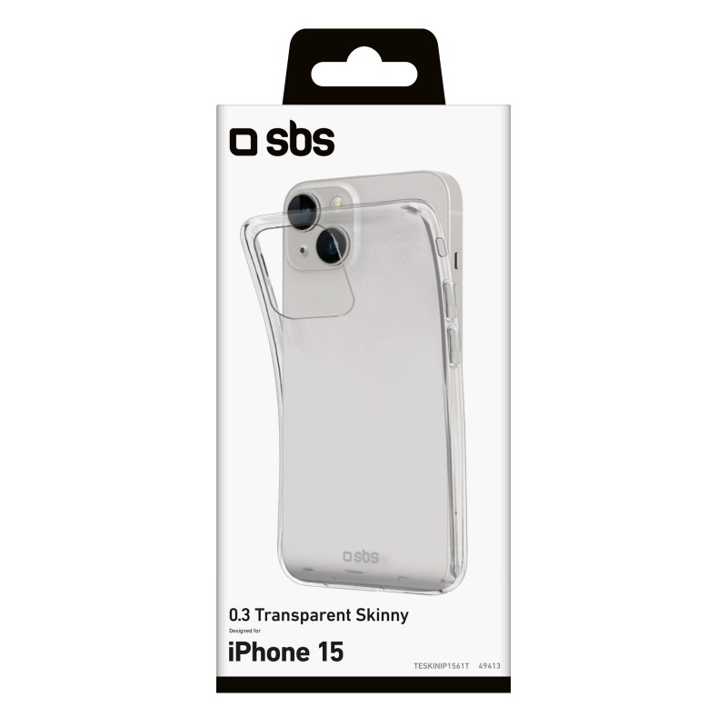 SBS TESKINIP1561T coque de protection pour téléphones portables 15,5 cm (6.1") Housse Transparent