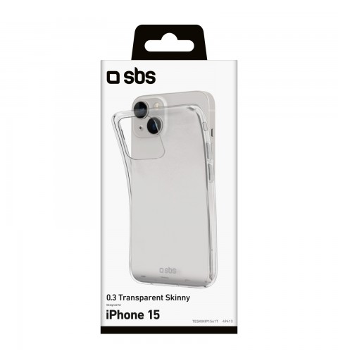 SBS TESKINIP1561T coque de protection pour téléphones portables 15,5 cm (6.1") Housse Transparent