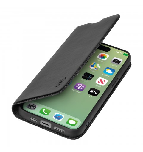 SBS TEBKLITEIP1567PK mobile phone case 17 cm (6.7") Wallet case Black