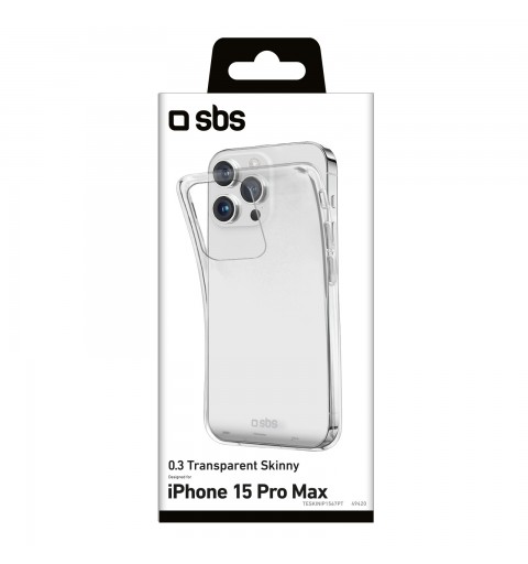 SBS TESKINIP1567PT mobile phone case 17 cm (6.7") Cover Transparent