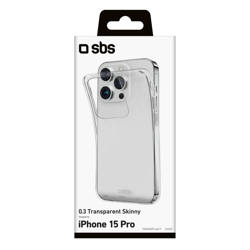 SBS TESKINIP1561PT mobile phone case 15.5 cm (6.1") Cover Transparent