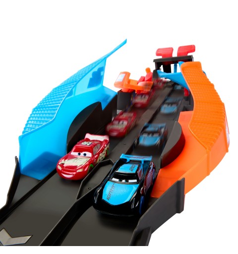 Disney Pixar Cars Glow Racers Launch & Criss-Cross Glow Race Playset