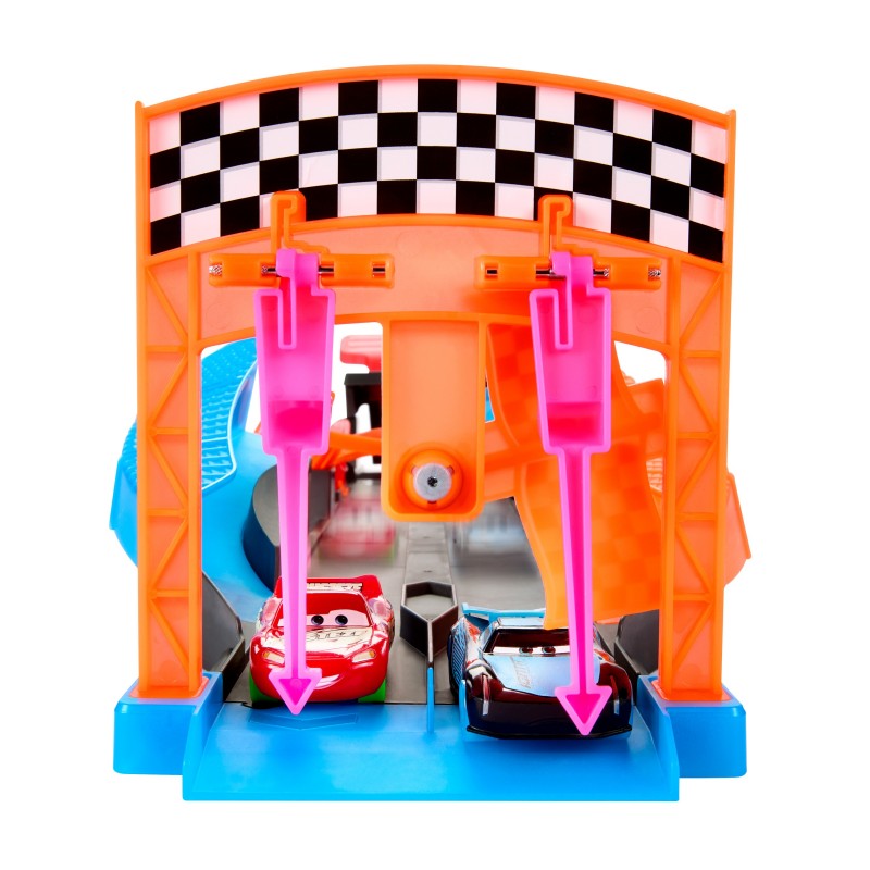 Disney Pixar Cars Glow Racers Launch & Criss-Cross Glow Race Playset