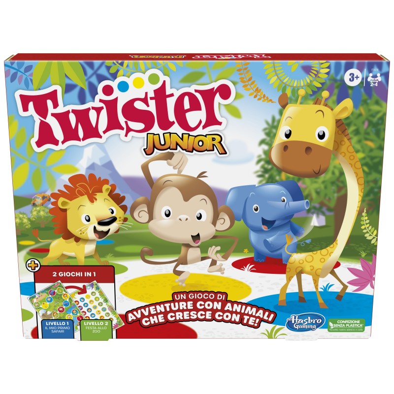 Hasbro Gaming Twister Junior Brettspiel Reisen Abenteuer