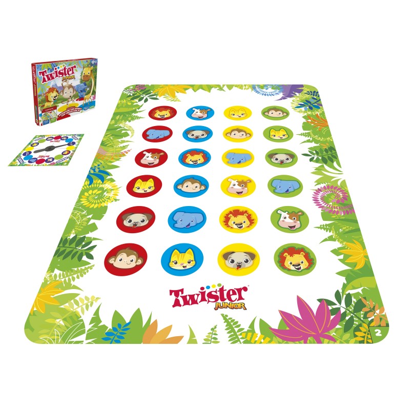 Hasbro Gaming Twister Junior Juego de mesa Viaje aventura