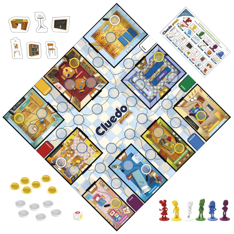 Hasbro Gaming Clue Junior Brettspiel Abzug