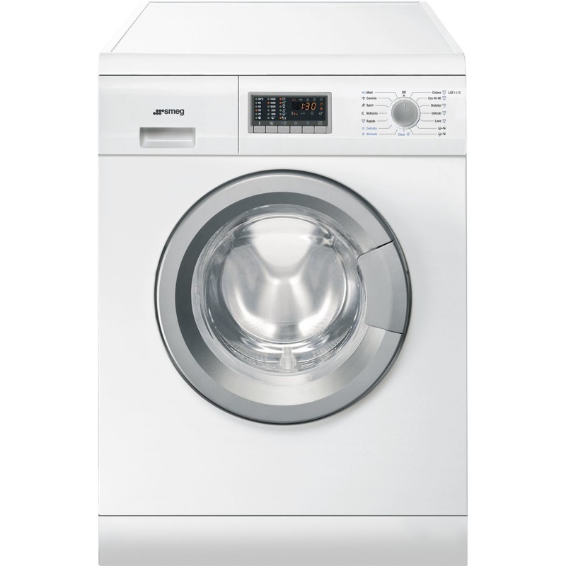 Smeg LSF147E lavadora-secadora Independiente Carga frontal Blanco E
