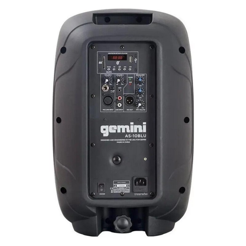 Cassa attiva Gemini 1102032 AS SERIES AS 10P BLU Black