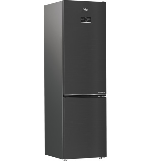 Beko B5RCNE406LXBRW frigorifero con congelatore Libera installazione 355 L C Nero, Stainless steel