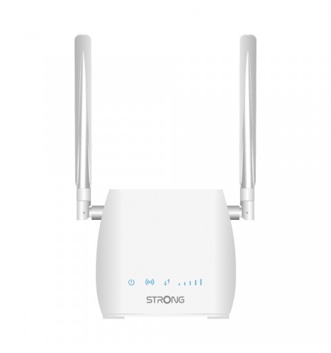 Strong 300M router inalámbrico Ethernet rápido Banda única (2,4 GHz) 4G Blanco