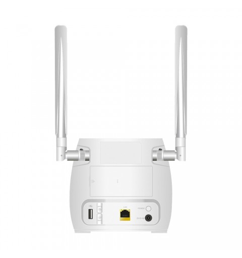 Strong 300M router inalámbrico Ethernet rápido Banda única (2,4 GHz) 4G Blanco