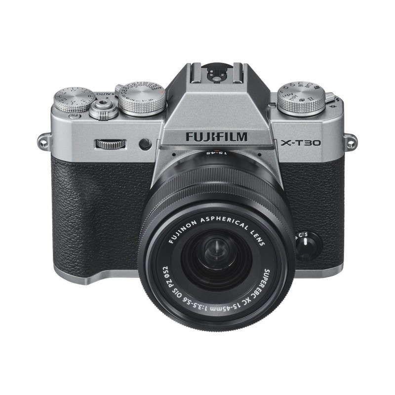 Fujifilm X -T30 II + 15-45mm MILC Body 26.1 MP X-Trans CMOS 4 9600 x 2160 pixels Silver, Black