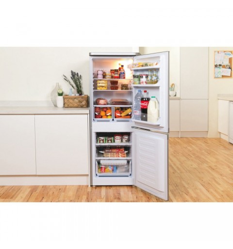 Indesit NCAA 55 NX réfrigérateur-congélateur Pose libre 228 L F Acier inoxydable