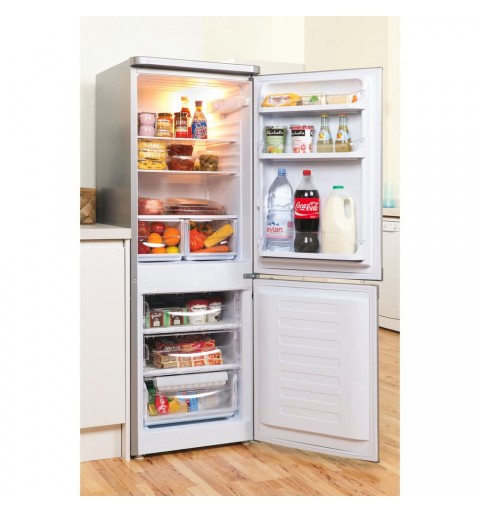 Indesit NCAA 55 NX réfrigérateur-congélateur Pose libre 228 L F Acier inoxydable