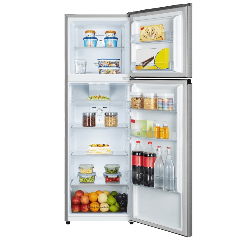 Hisense RT327N4ACF fridge-freezer Freestanding 249 L F Metallic