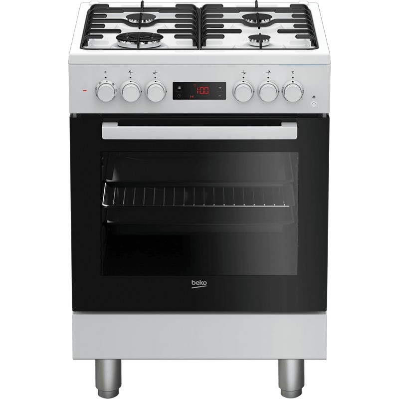 Beko FSE62110DWF Küchenherd Freistehender Herd Gaskochfeld Weiß A
