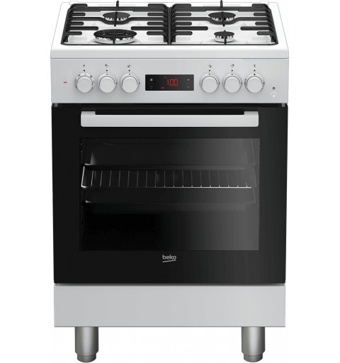 Beko FSE62110DWF cooker Freestanding cooker Gas White A