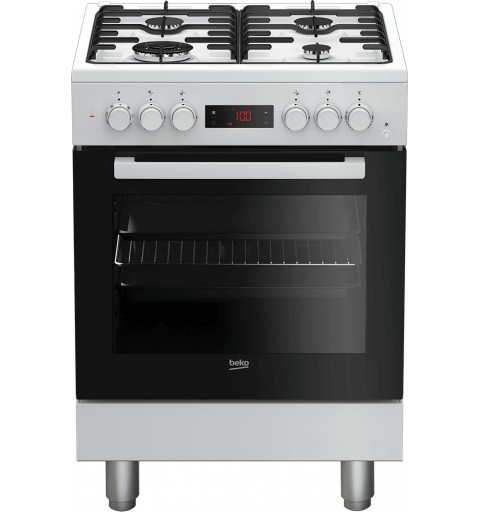 Beko FSE62110DWF Küchenherd Freistehender Herd Gaskochfeld Weiß A