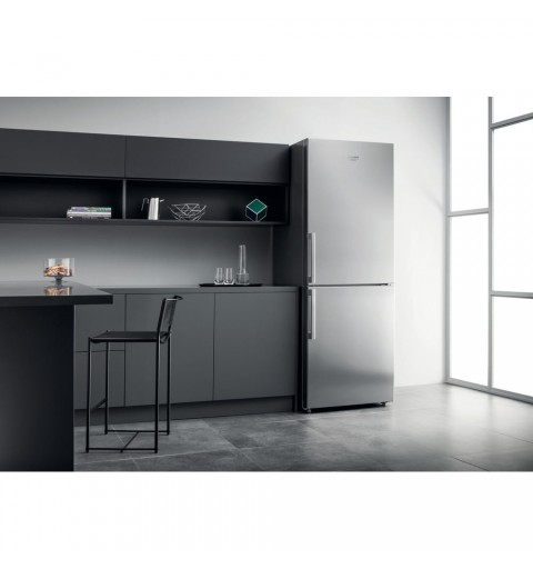 Hotpoint HA70BI 31 S fridge-freezer Freestanding 462 L F Grey