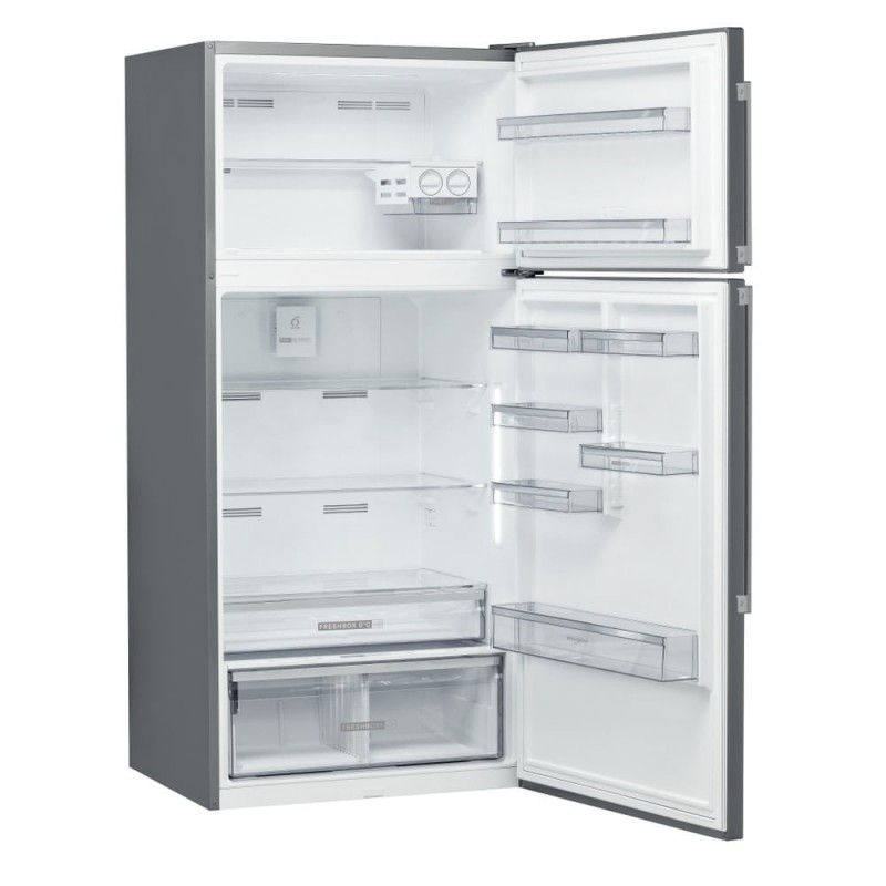 Whirlpool W84TE 72 X 2 frigorifero con congelatore Libera installazione 587 L E Stainless steel
