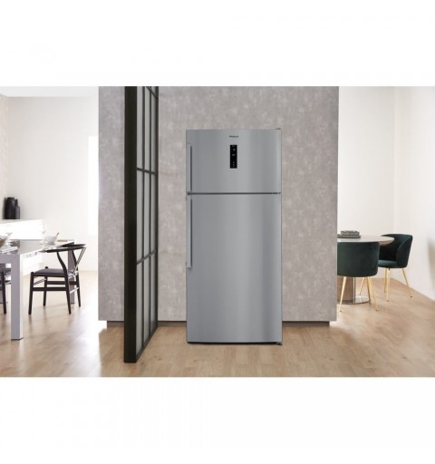 Whirlpool W84TE 72 X 2 frigorifero con congelatore Libera installazione 587 L E Stainless steel