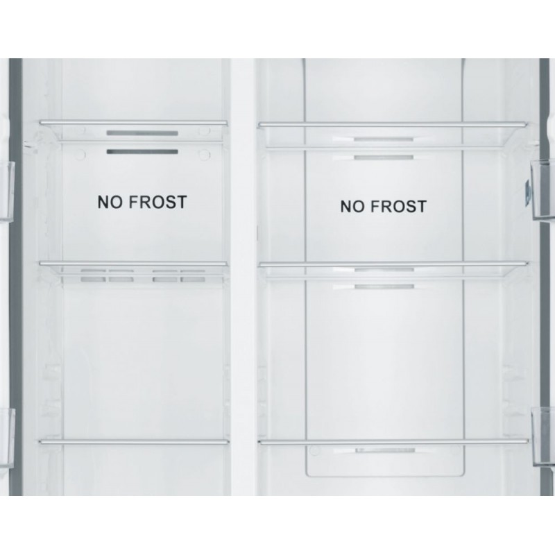 Haier SBS 90 Serie 3 HSR3918ENPB side-by-side refrigerator Freestanding 528 L E Black