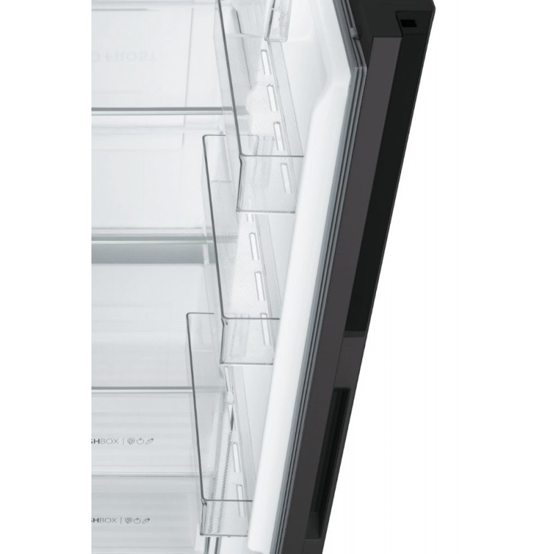 Haier SBS 90 Serie 3 HSR3918ENPB frigorifero side-by-side Libera installazione 528 L E Nero