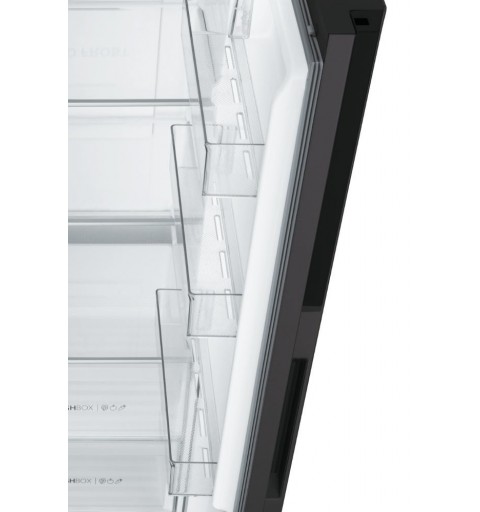 Haier SBS 90 Serie 3 HSR3918ENPB side-by-side refrigerator Freestanding 528 L E Black