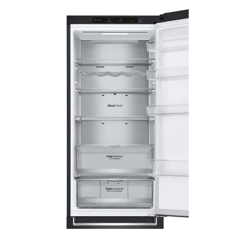 LG GBB72MCVGN réfrigérateur-congélateur Pose libre 384 L D Noir