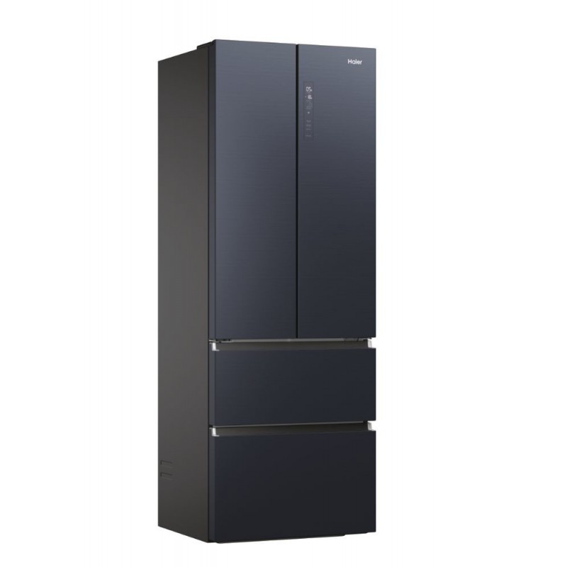 Haier FD 70 Serie 7 HFW7720ENMB Side-by-Side Kühlkombination Freistehend 477 l E Schwarz