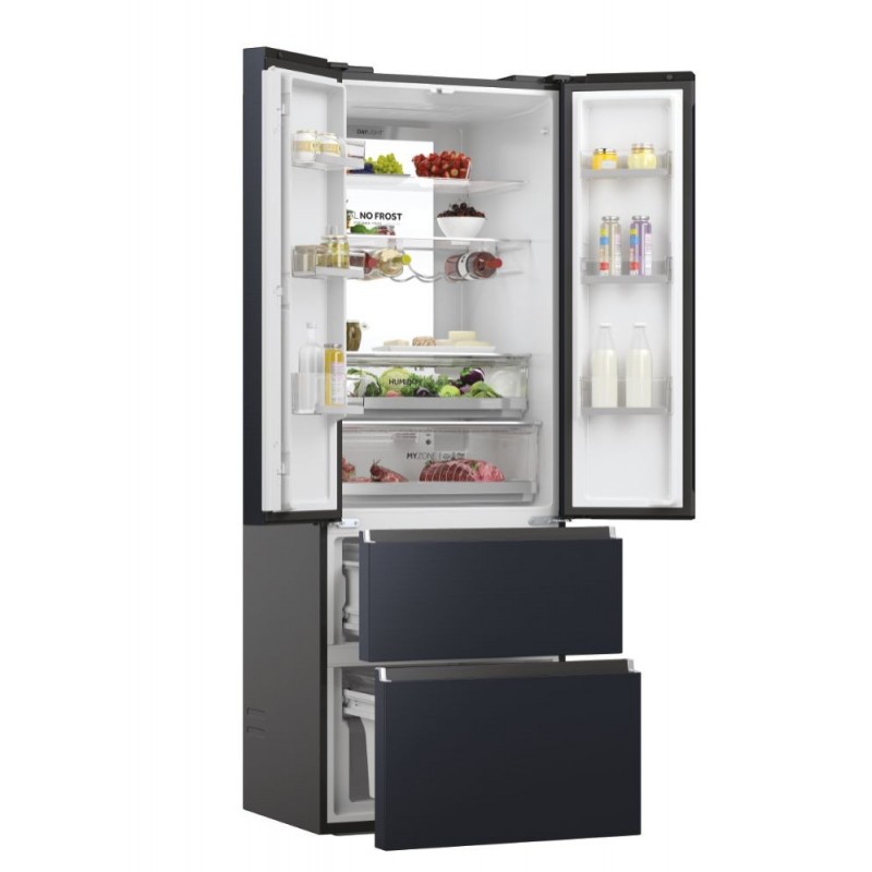Haier FD 70 Serie 7 HFW7720ENMB frigo américain Pose libre 477 L E Noir