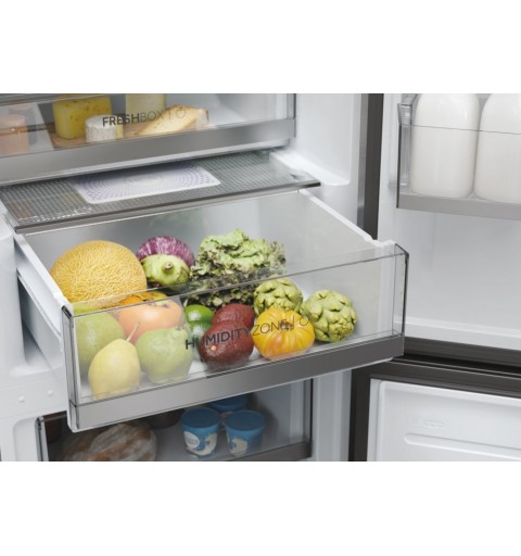 Haier 2D 60 Serie 3 HDW3618DNPK fridge-freezer Freestanding 341 L D Stainless steel