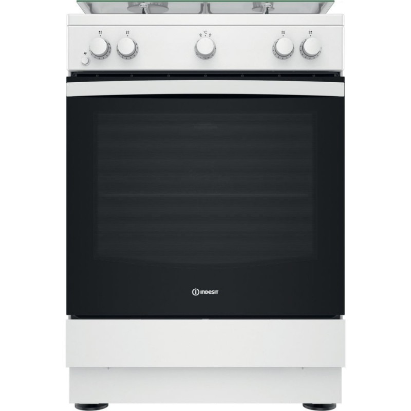 Indesit IS67G1KMW E Cocina independiente Encimera de gas Blanco A+