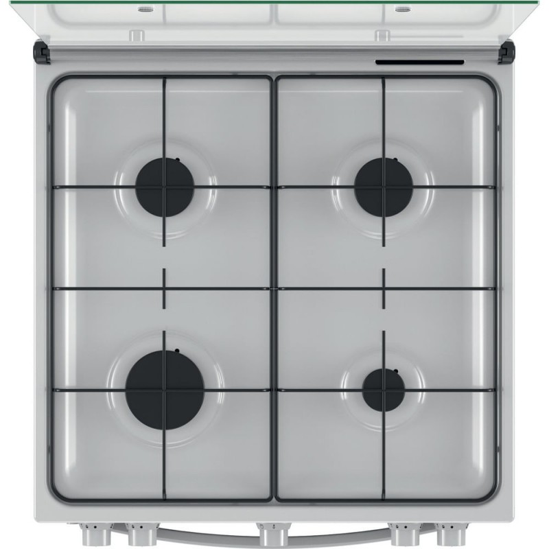 Indesit IS67G1KMW E Cocina independiente Encimera de gas Blanco A+