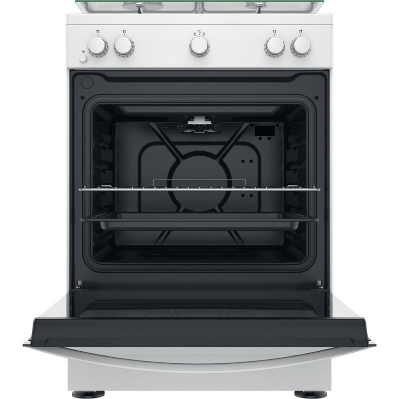 Indesit IS67G1KMW E Cocina independiente Encimera de gas Blanco A+