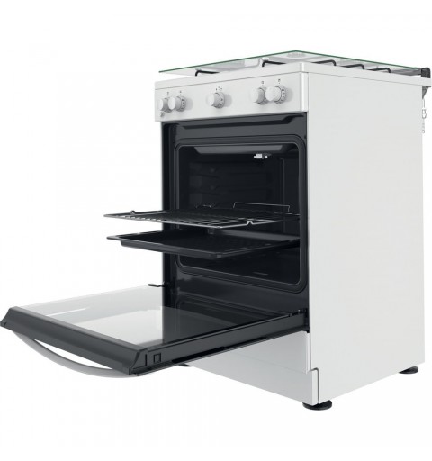 Indesit IS67G1KMW E Freestanding cooker Gas White A+