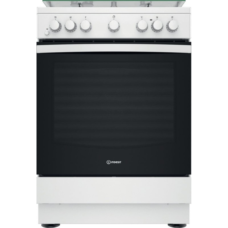Indesit IS67G4PHW E Freestanding cooker Gas White A
