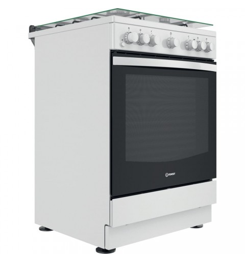 Indesit IS67G4PHW E Freestanding cooker Gas White A