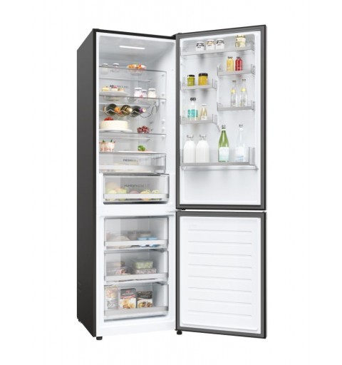 Haier 2D 60 Serie 5 HDW5620CNPD fridge-freezer Freestanding 377 L C Silver