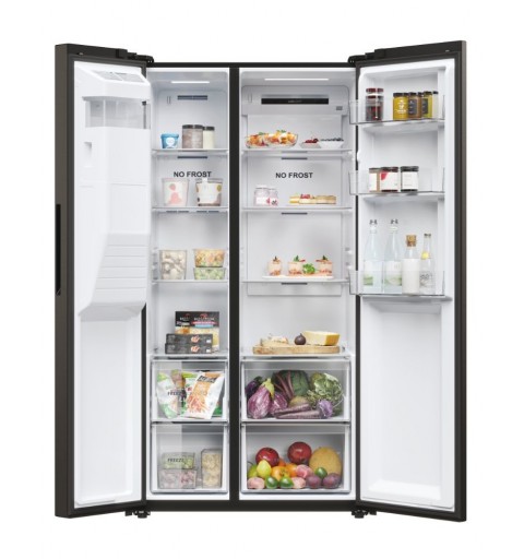 Haier SBS 90 Serie 5 HSR5918DIPB frigo américain Pose libre 511 L D Noir