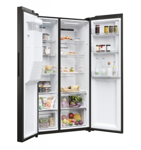 Haier SBS 90 Serie 5 HSR5918DIPB frigo américain Pose libre 511 L D Noir
