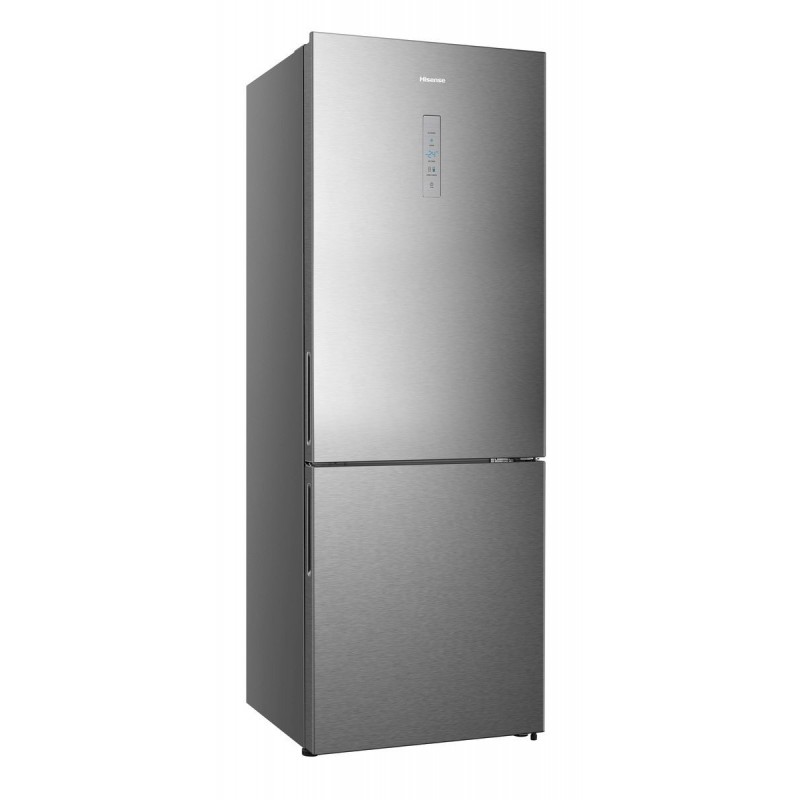 Hisense RB645N4BIE frigorifero con congelatore Libera installazione 495 L E Stainless steel