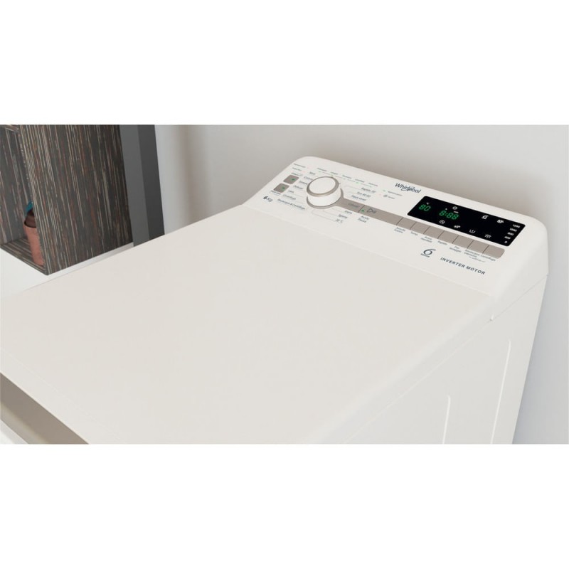 Whirlpool TDLR 6251BS IT lavatrice Caricamento dall'alto 6 kg 1151 Giri min B Bianco