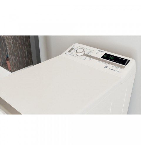 Whirlpool TDLR 6251BS IT lavatrice Caricamento dall'alto 6 kg 1151 Giri min B Bianco