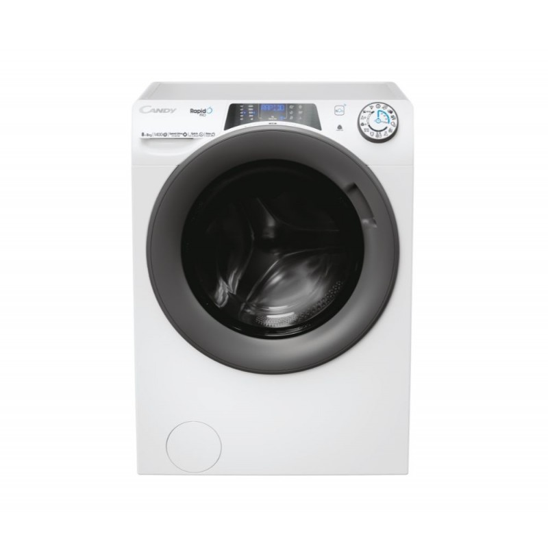 Candy RapidÓ PRO RPW4856BWMR 1-S washer dryer Freestanding Front-load White D